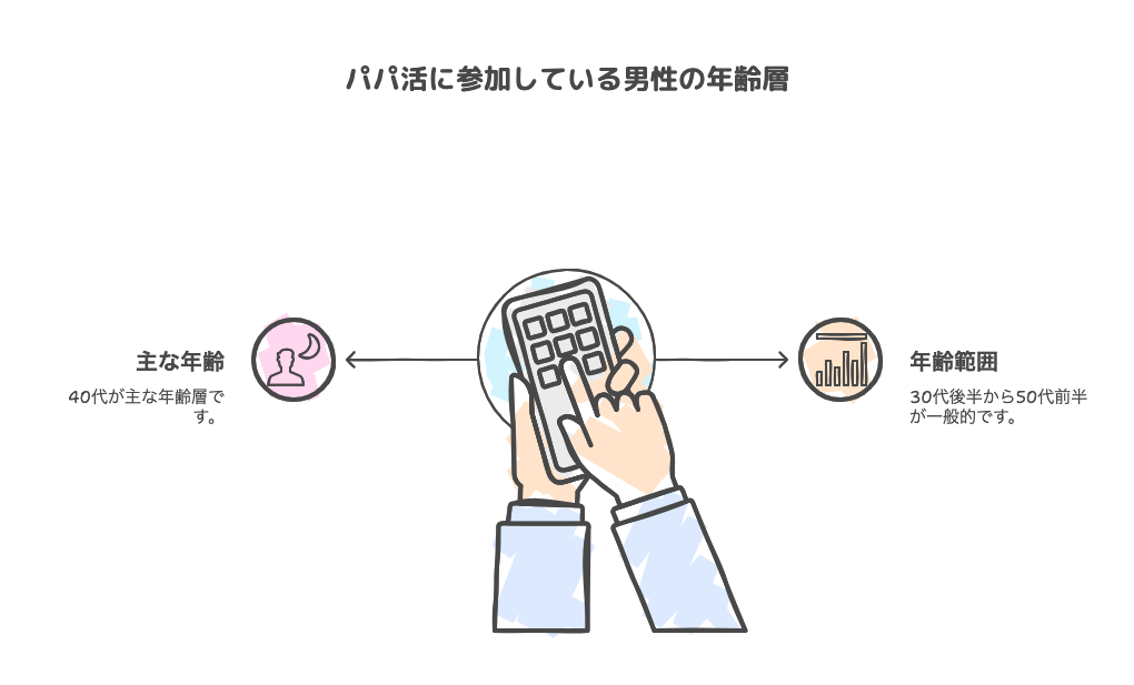パパ活に参加している男性の年齢層